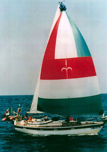 spinnaker simétrico / para velero de crucero