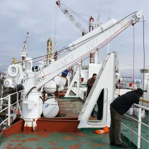pescante para buque / para barco / para barco de salvamento / para balsa salvavidas