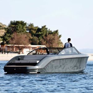 runabout intraborda / eléctrico / 12 personas máx. / con solárium