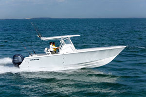 barco open fueraborda / bimotor / de pesca deportiva / con T-top