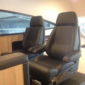 asiento para barco / para yate / con reposabrazos / respaldo alto