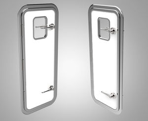 puerta para barco / de acero inoxidable