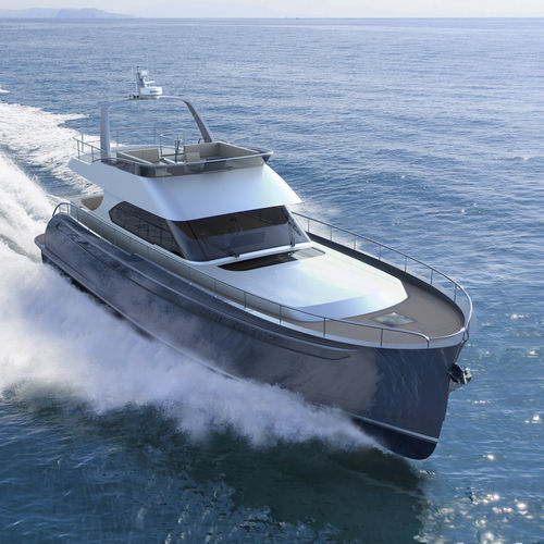 Yate A Motor De Crucero S Steeler Yachts Con Fly Ips Con