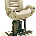 asiento para barcos / piloto / con reposabrazos / ajustable - P 219 PRESIDENT PLUS