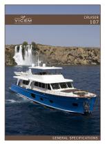 Yate a motor clásico 46 Vicem Yachts lobster con hard top con