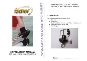 GENNAKER FURLERS 1000 - 2000 PC