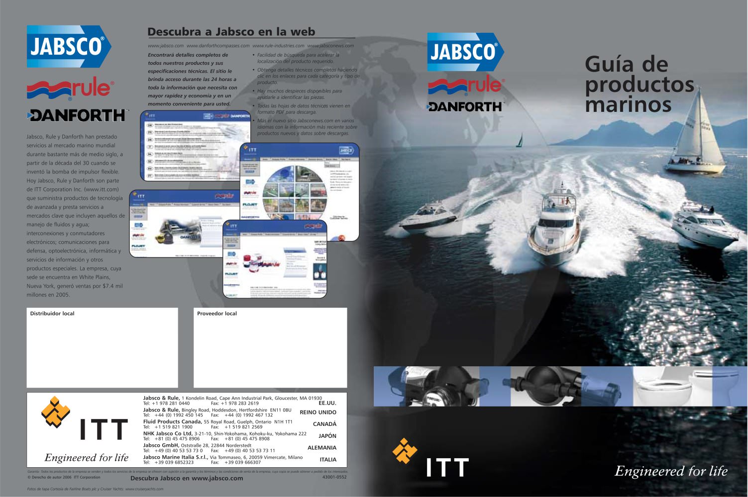 Gu&iacute;a de productos marinos - Jabsco