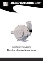 Electric bilge/waste pump