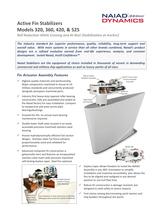 Active Fin Stabilizers 320 - 360 - 420 - 525