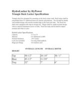 HydroLocker SpecSheet