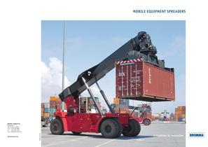Mobile equipment spreaders