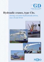 Hydraulic cranes, type Chs. Size 1