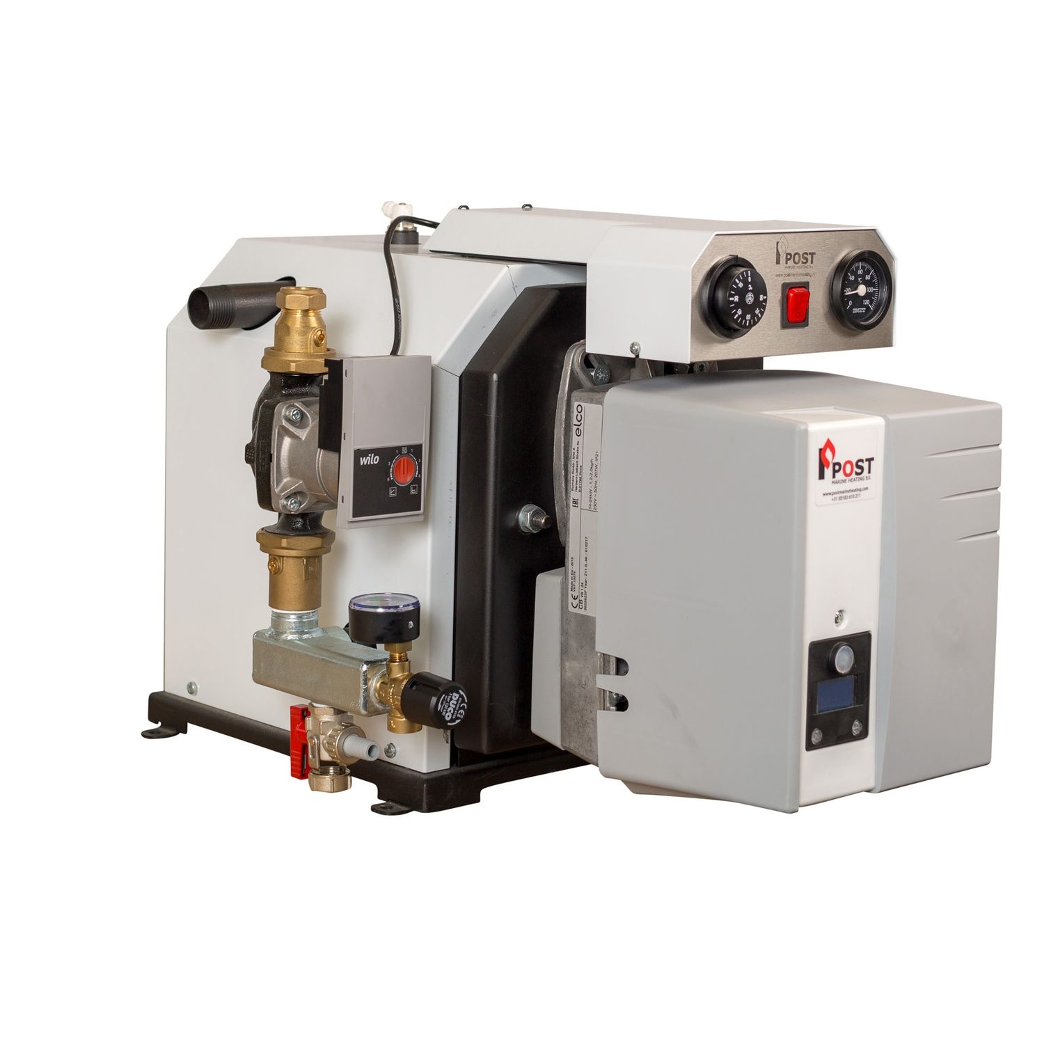 Calefacción de diésel BLUELINE BOILER CONTROL Post Marine Heating