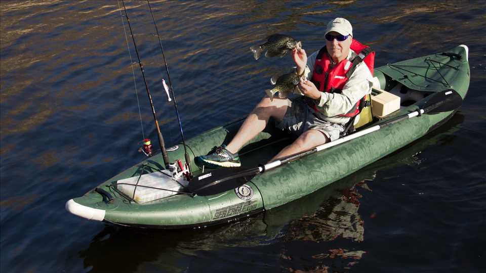 Kayak Sit on top 385fta FastTrack Angler Series SeaEagle 
