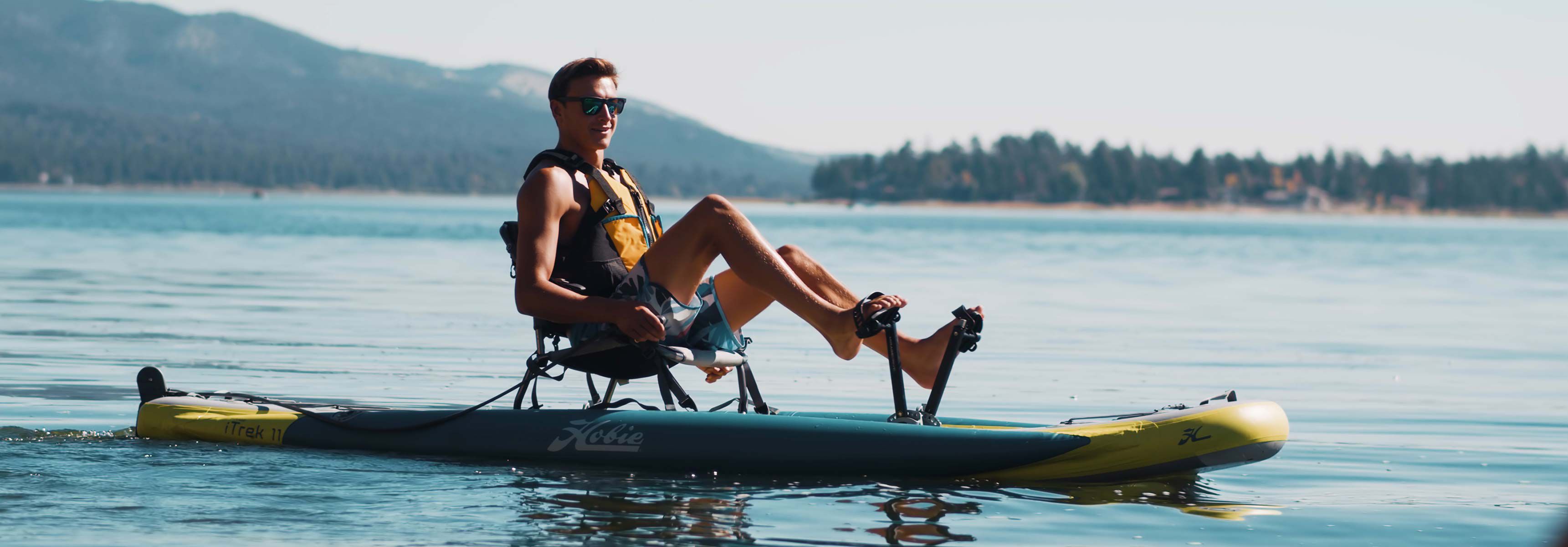 Kayak sitontop MIRAGE ITREK 11 Hobie Cat USA hinchable / de