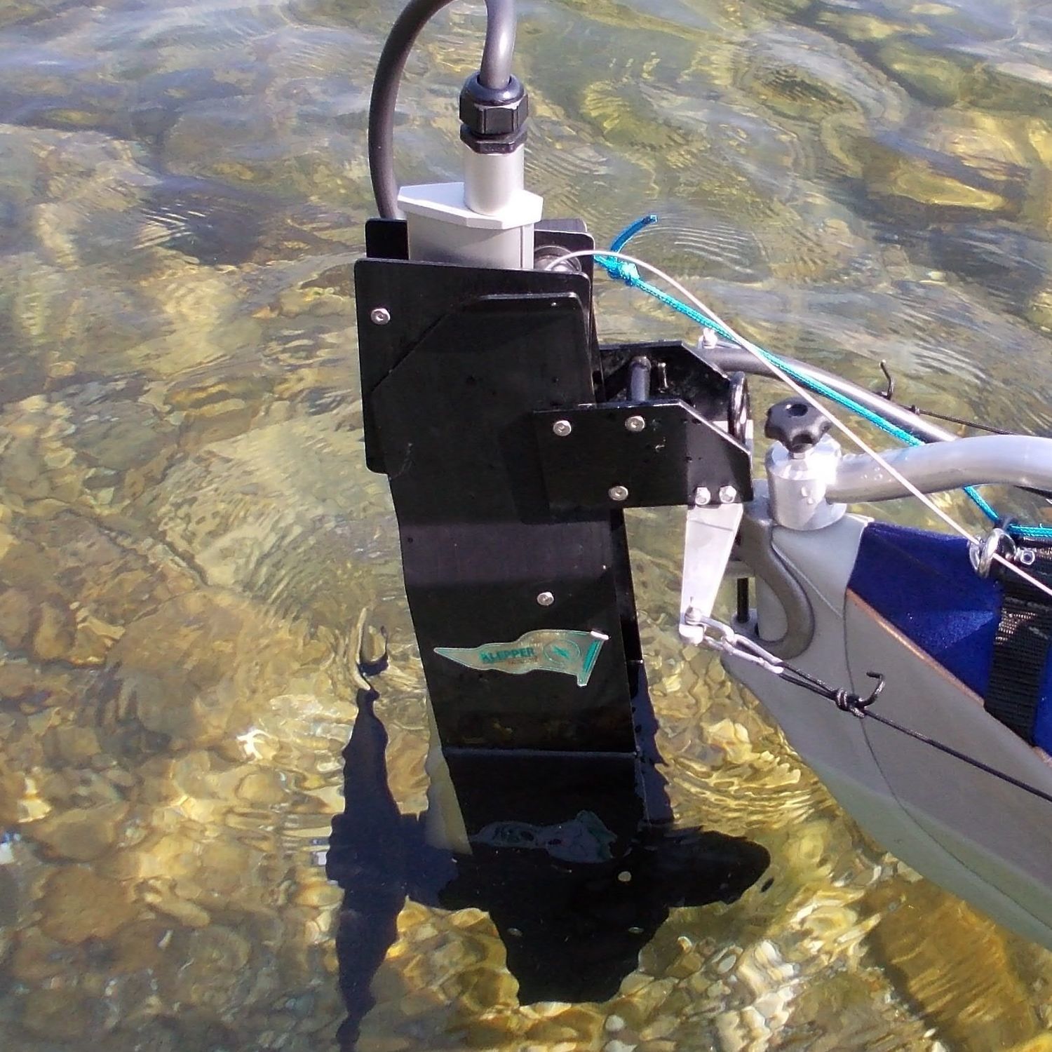 thumbnail image 2 of Kayak Motor Mount - Aluminum Trolling Motor Bracket For Freshwater & Saltwater 2 of 13