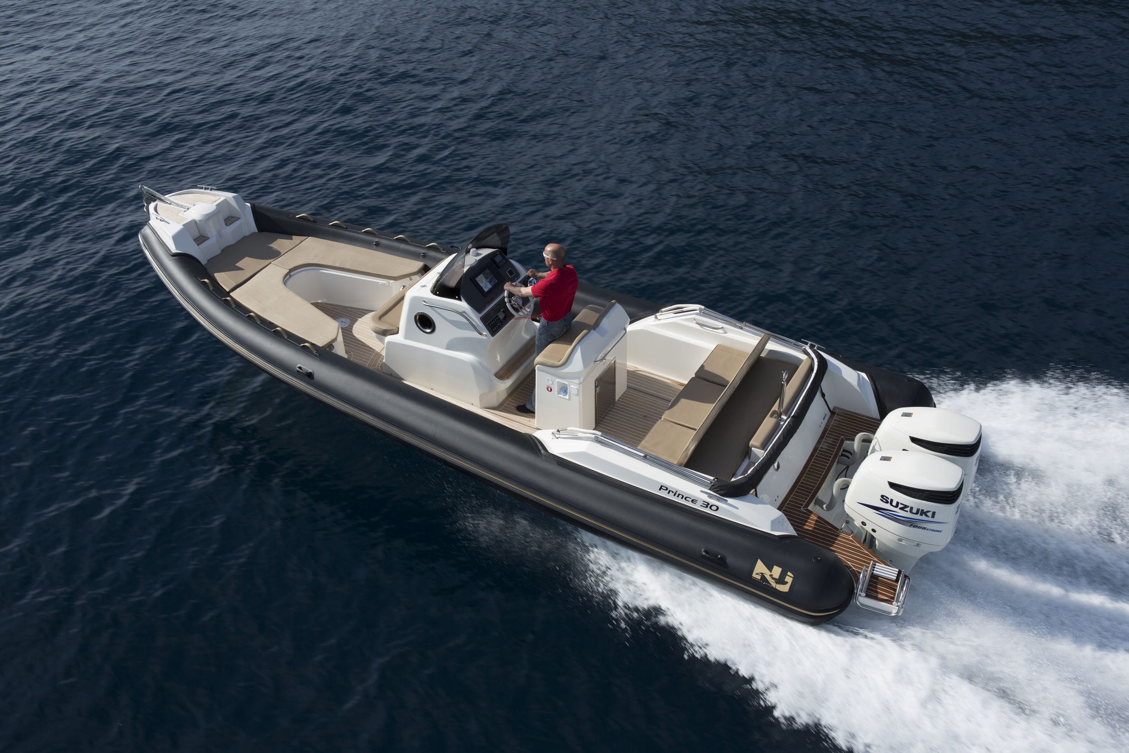 Embarcación neumática fueraborda - Prince 30 CC - Nuova Jolly - bimotor