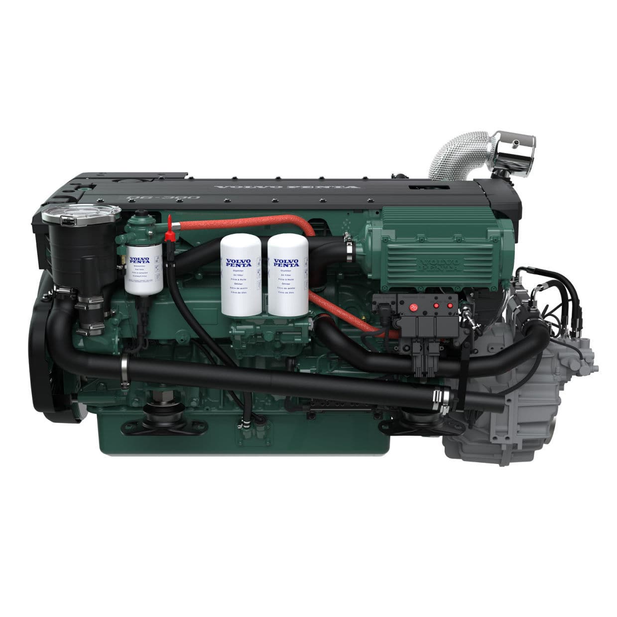 Motor intraborda - D6 series - Volvo Penta - diésel / para embarcación ...