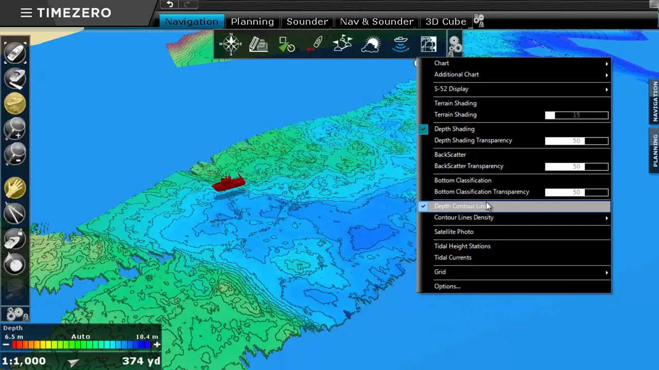 Software de pesca profesional - TZ WASSP Module - MaxSea