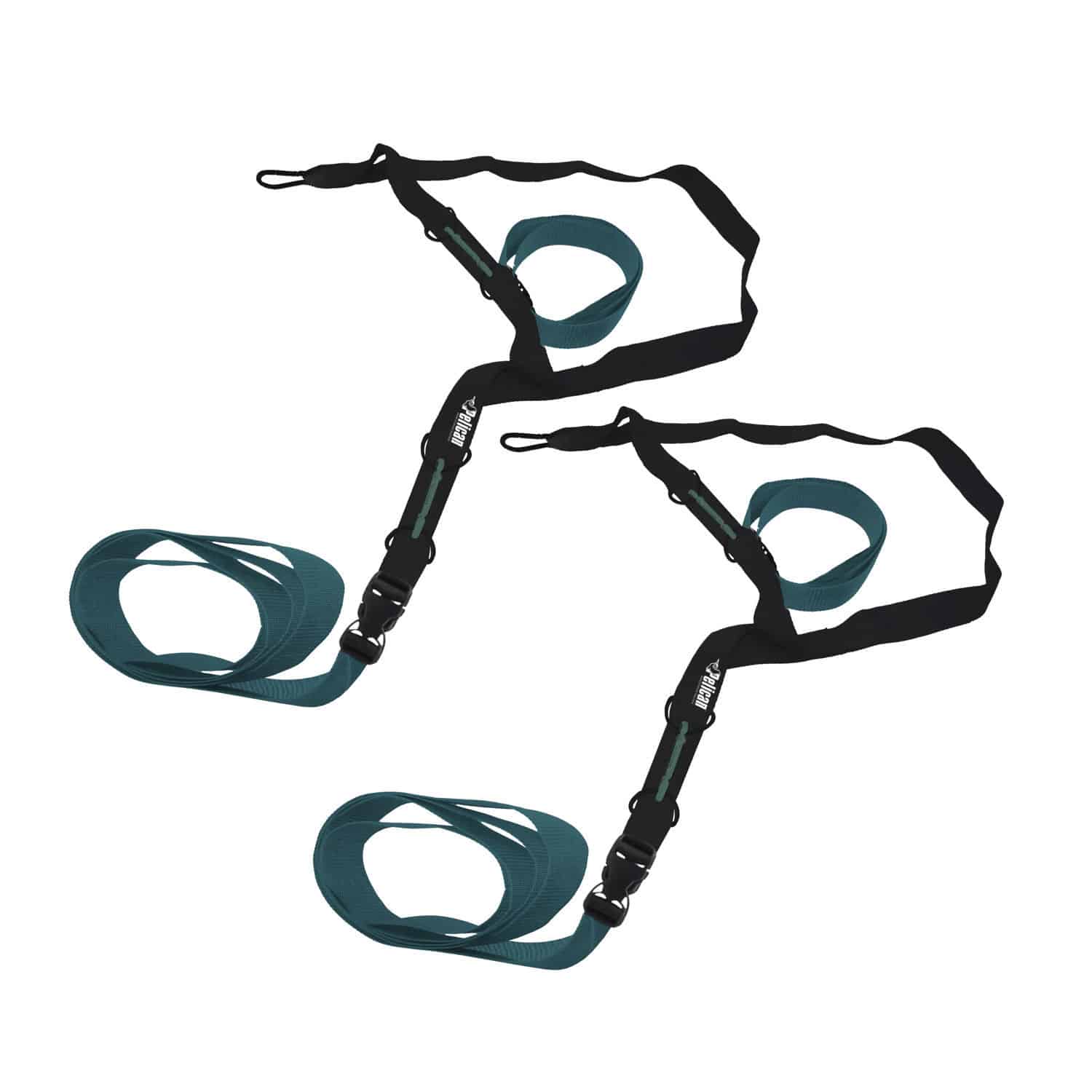 Pack 6 Amarres De Barco De Nylon (3 Pack X 2) | Para Kayak, Canoa, Muelle | Resistente, Ligero, Duradero | Fácil Instalación | Tamaño 152x22x32 Mm