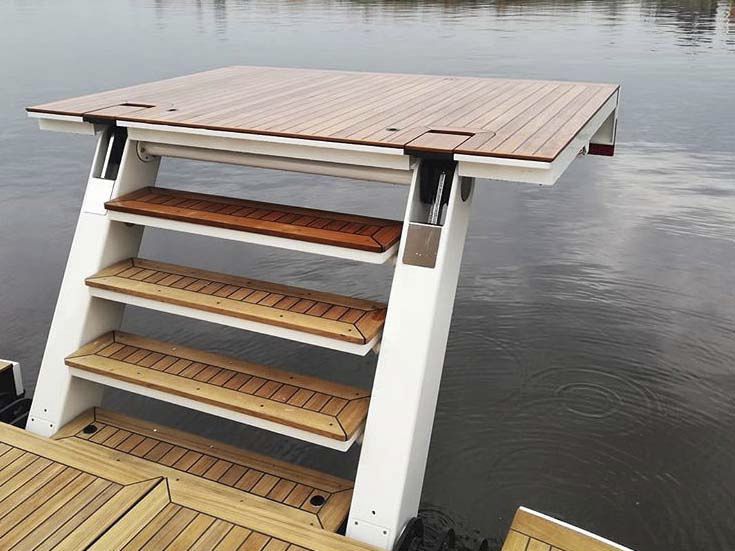 Plataforma para yate - size 1 - Hydromar Marine Equipment bv - de baño