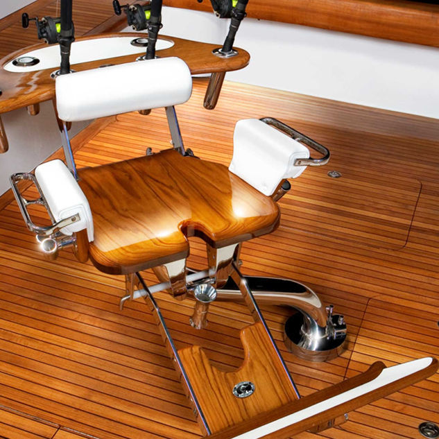 Pompanette/Lee/Release fighting chair backrest Z mounts
