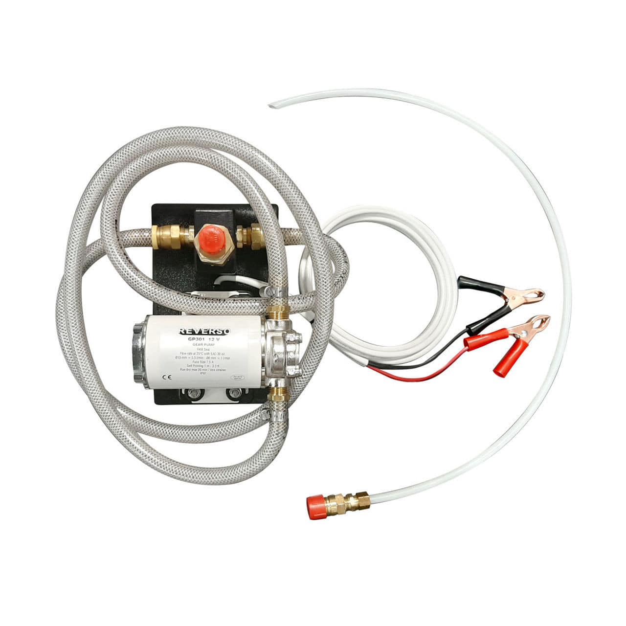 Sistema de transferencia de aceite portátil GP301P12V Reverso Pumps LLC