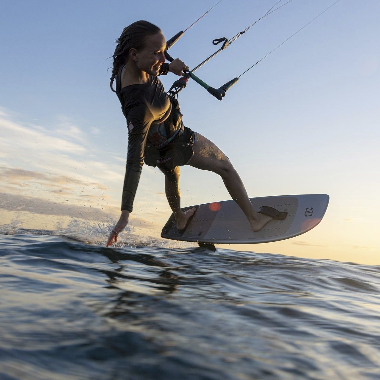 Tabla de kitesurf con foil SCOOP North Kites híbrida / de wave