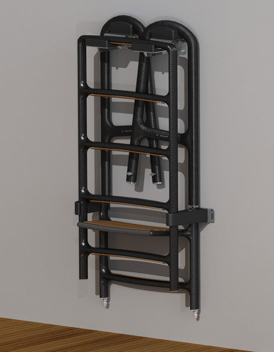 Escalera para barco - C-QUIP - de culata / de baño / manual