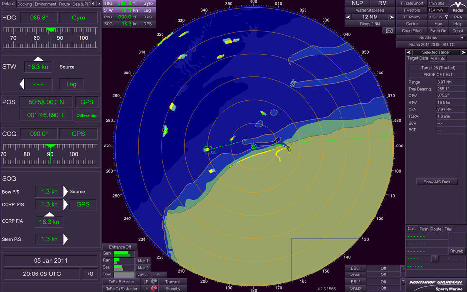 radar de barcos