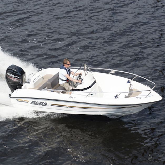 Barco open fueraborda - 485 R - Bella Boats Oy - open / con consola