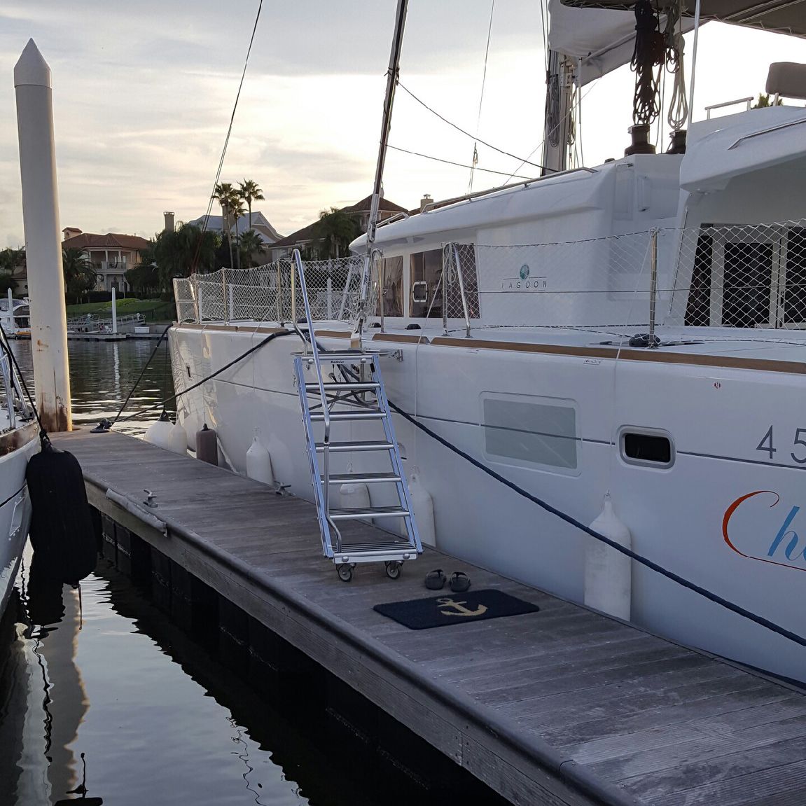 Escalera para barco - Mar Quipt - lateral / de embarque / de baño