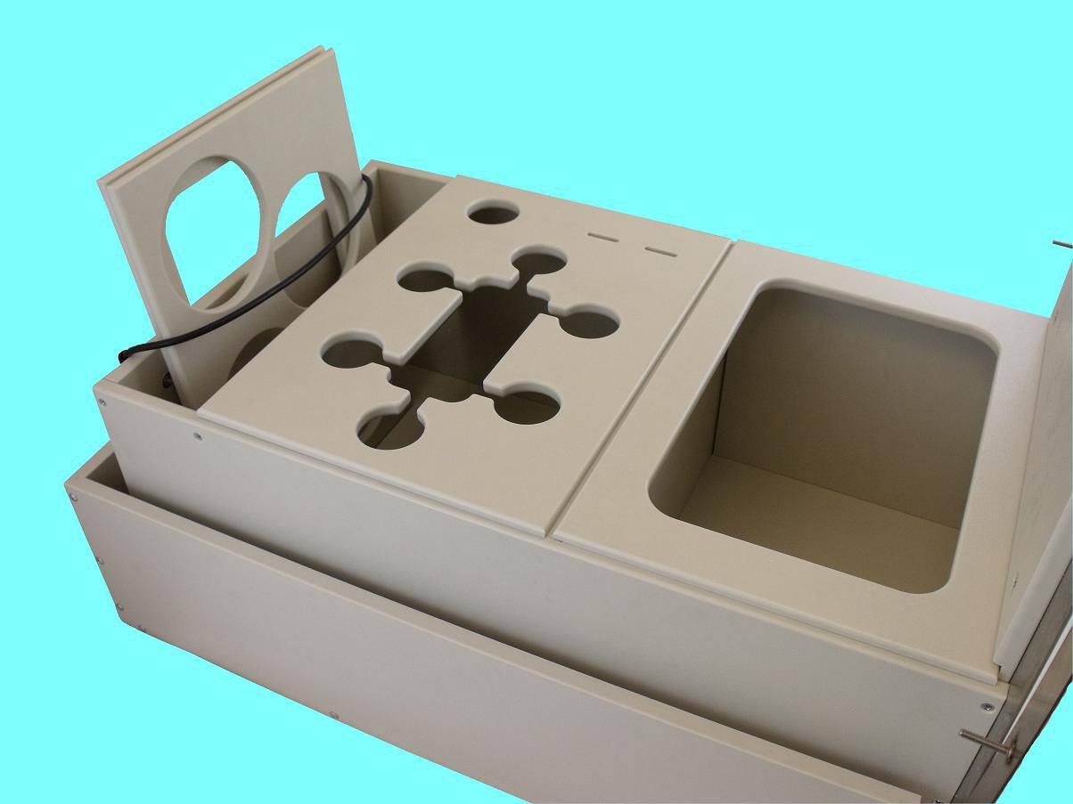 Caja de almacenamiento para barco - Metal Moulding - empotrable / de