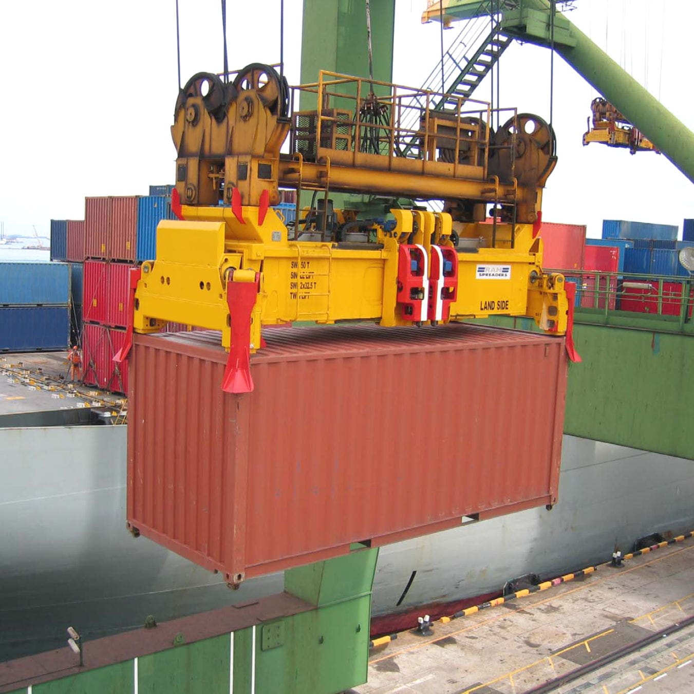 Spreader para grúa apiladora 3900 RAM Spreaders para contenedores