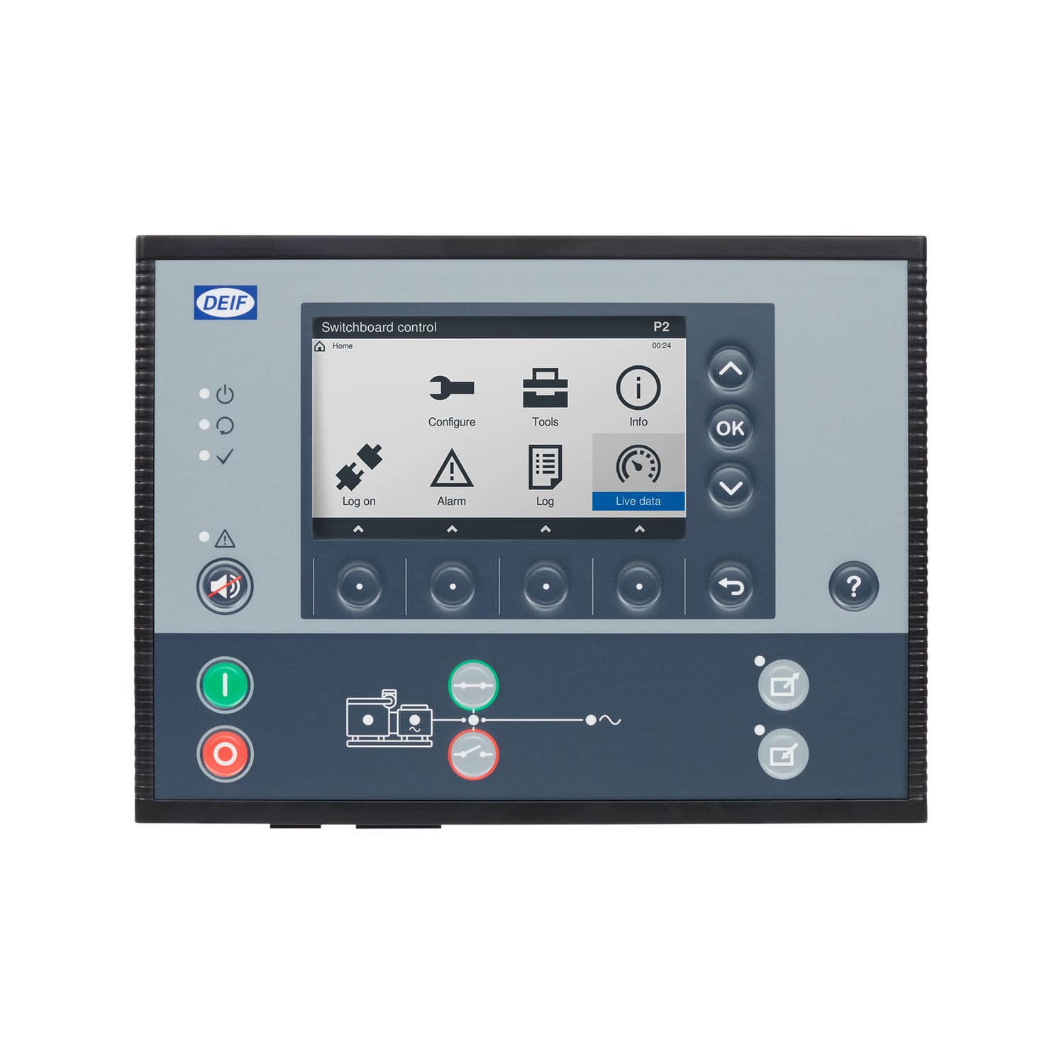 Panel de mando y control para buque PPU 300 DEIF para grupo