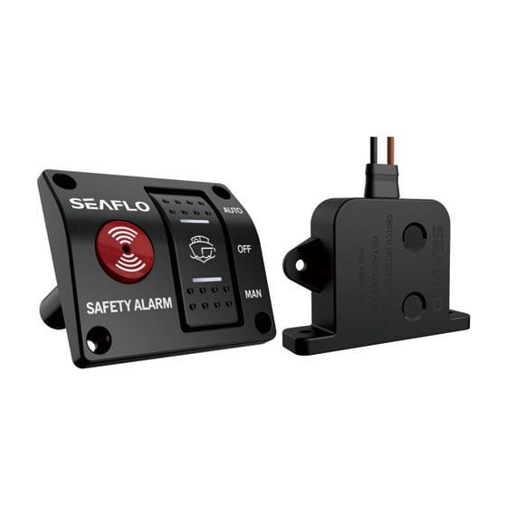 SEAFLO Allarme Di Sentina Alto Livello Acqua 12V - Con Sensore E Sirena 95 DB, Per Barche E Imbarcazioni
