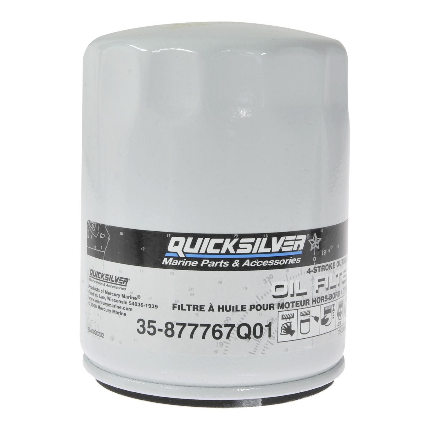 Filtro De Aceite Q Quicksilver Marino Para Motor Fueraborda