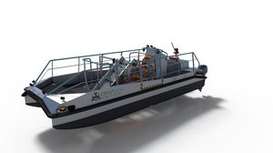 barco anticontaminación / catamarán / fueraborda