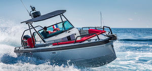 barco open fueraborda / bimotor / con consola central / open