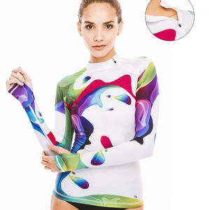 camiseta de lycra de manga larga / para mujer