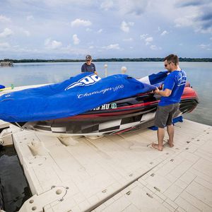 pantalán flotante / modular / de amarra / de barco