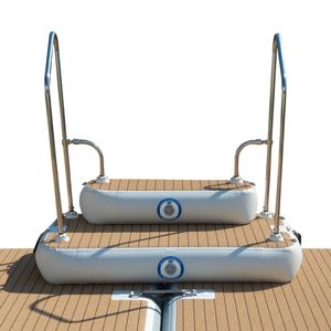 escalón para barcos hinchable