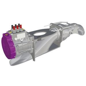 turbina hidrojet para barco de motor