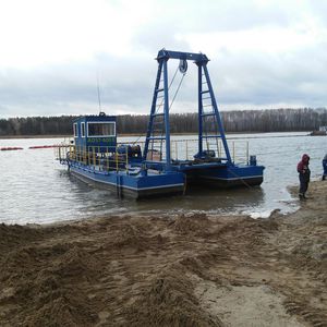 barco profesional dragador