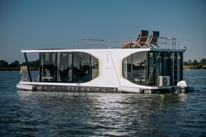 barco casa catamarán