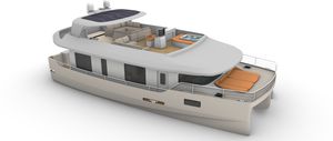 yate a motor catamarán