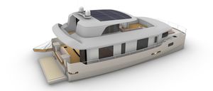 yate a motor catamarán
