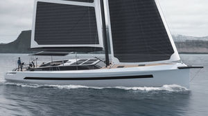 yate de vela de regata