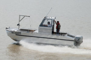 barco profesional barco de trabajo / fueraborda / de aluminio