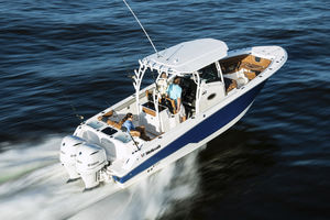 barco open fueraborda / bimotor / con consola central / open